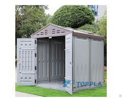 Double Door Garden Storage Shed 2 Room