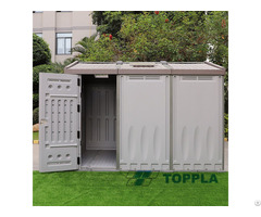 High Density Polyethylene Garden Sheds 3 Room