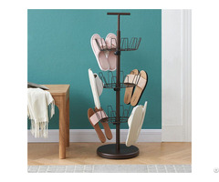 Rotary Three Tier Shoe Rack