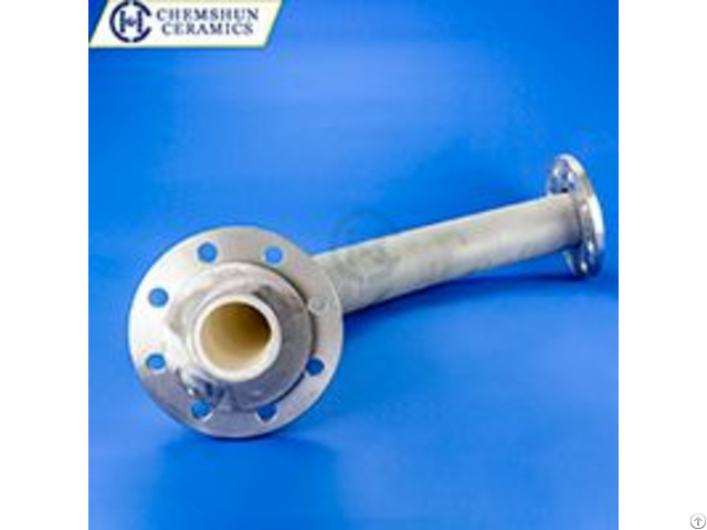 Wear Resistant Ceramic Pipe Lining For Pneumatic Transport