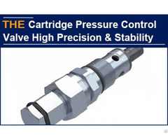 Hydraulic Cartridge Pressure Control Valve High Precision And Stability