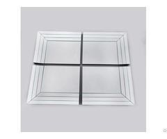 Hp19 3194 40x50x1 9cm S 4 Quart Clear Glass Combine Decorative Mirrors