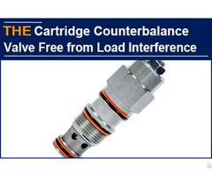 Hydraulic Cartridge Counterbalance Valve Free From Load Interference