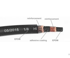 Two Steel Wire Braid Hydraulic Hose Dot En857 2sc Sae J517 R15 3 8 1 2 Brake Pipe