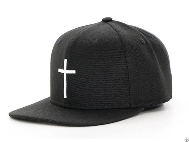 Black Embroidery Cotton Cheap Mens Snapbacks