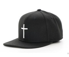 Black Embroidery Cotton Cheap Mens Snapbacks