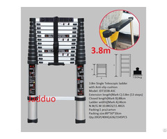 Single Telescopic Ladder With Anti Slip Cushion