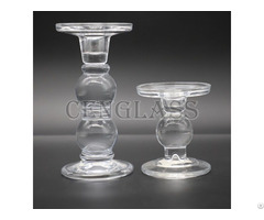 Dual Use Glass Tapper Candle Holder