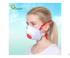 Factory Price Ffp3 Kp38211 Cup Shape Protective Face Mask With Valve Headband 4 Layers High Quality
