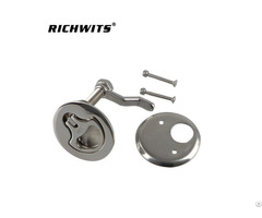 Marine Grade Stainless Steel Floor Buckle Hatch Flush Turning Lift Handle Boat Cam Latch