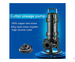 High Chrome Alloy Cutter Sewage Pump