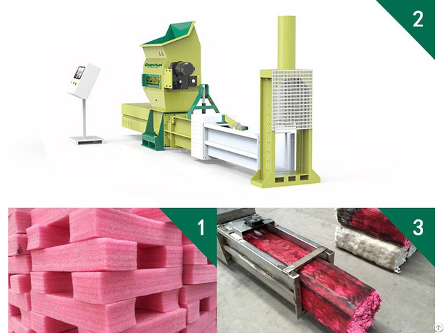 Polyethylene Foam Recycling Machine Greenmax