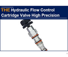Hydraulic Flow Control Cartridge Valve High Precision