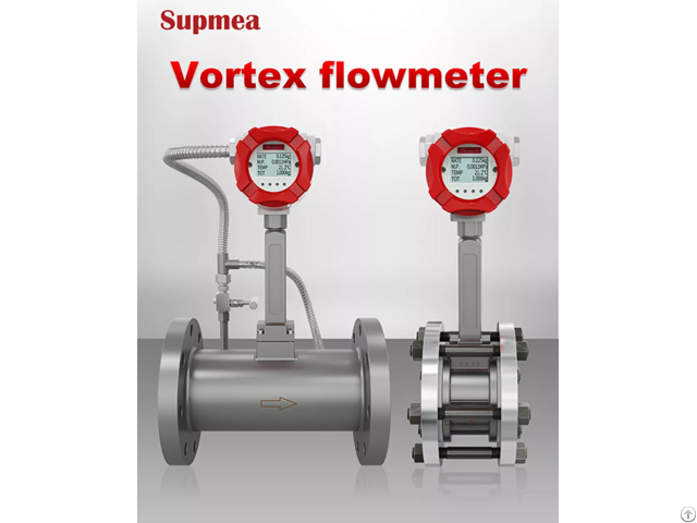 Sup Lugb Vortex Flowmeter With Temperature And Pressure Compensation