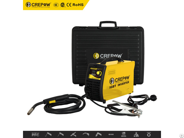 Crepow Battery Welder Mig100 Gasless With D100 Wire Spool Size