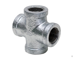 Crosses Fig 180 Npt Bsp Galvanized Black