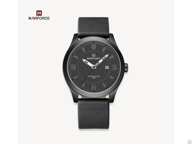 New Naviforce Design 2022 Men S Sports Leather Quartz Watches