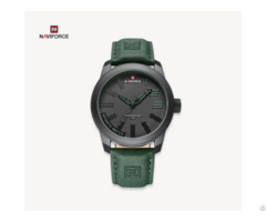 Naviforce Men S Wrist Luxury Quartz Sports Pu Leather Strap 30m Waterproof Watch