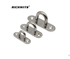 Rigging Hardware Marine Grade Stainless Steel 6 Mm Pad Eye Plate