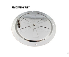 Marine Stainless Steel Round Louvered Style Air Vent Cover With Knob