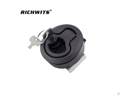 Black Locking Flush Pull Slam Latch Hatch Lift For Marine Boat