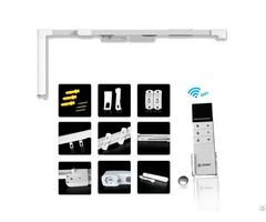 Extendable Length Tuya Smart Home Rs485 Curtain Track Electric