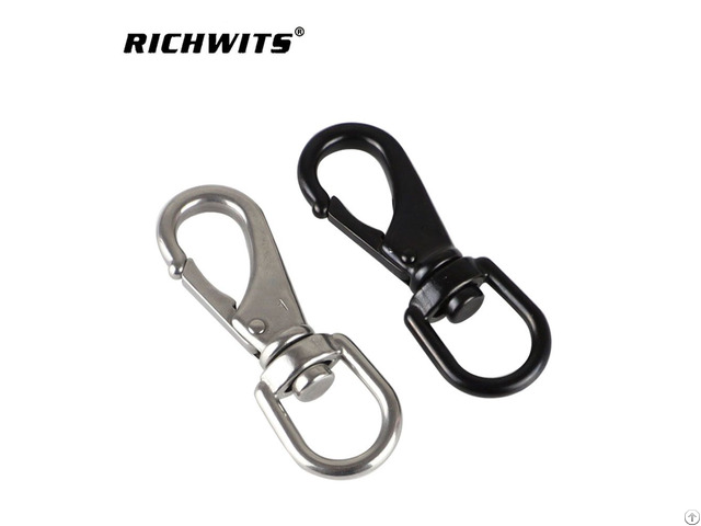 Stainless Steel Swivel Snap Hook Carabiner Clips For Dog Leashes