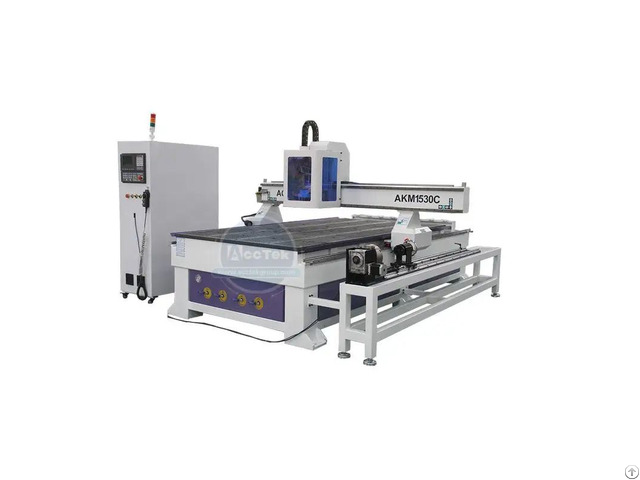Atc 9kw Wood Cnc Router Machine 1530 With Back 8 Tools Linear