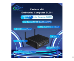 Industrial Monitoring Fanless Linux X86 Embedded Ipc Optional Cpu