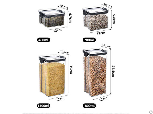 Kitchen Food Storage Plastic Containers