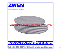 Sintered Mesh Filter Disk