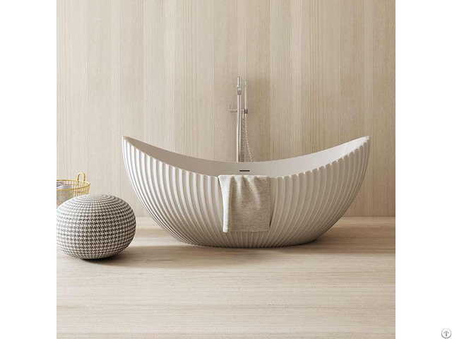 China Luxury Freestanding Solid Surface Bathtub Wholesale Monblari