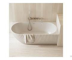 China Luxury Freestanding Solid Surface Bathtub Exporter Monblari