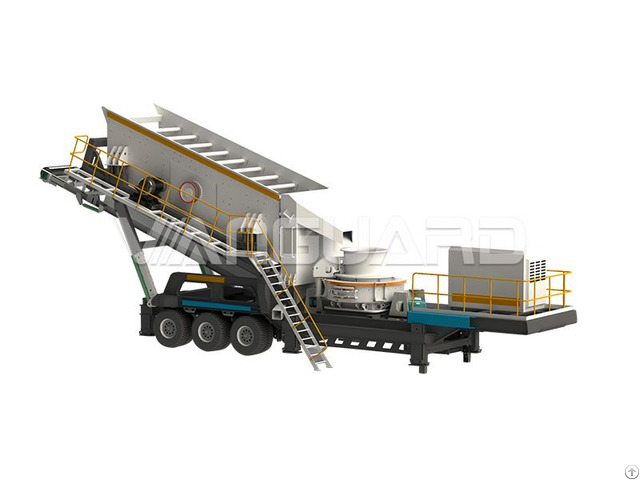 Mobile Limestone Gravel Sand Making Station