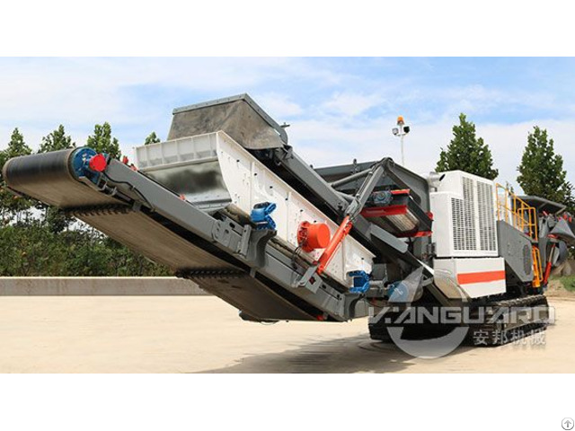 Crawler Mobile Jaw Crushing Plant Portable Stone Crusher Machine For Sale