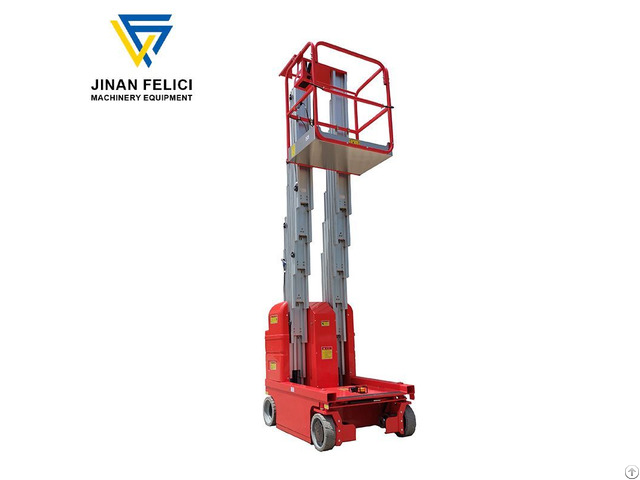 Full Self Propelled Mast Type Aerial Working Platform