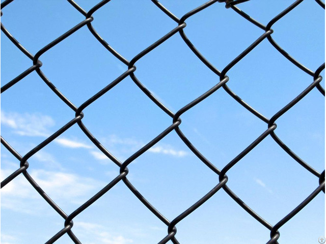 Black Vinyl Coated Chain Link Fence