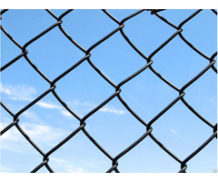 Black Vinyl Coated Chain Link Fence