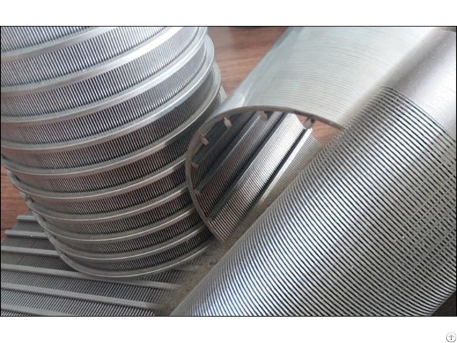 Super Duplex Stainless Steel Wedge Wire Filter Micron Screen