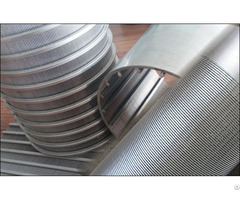 Super Duplex Stainless Steel Wedge Wire Filter Micron Screen