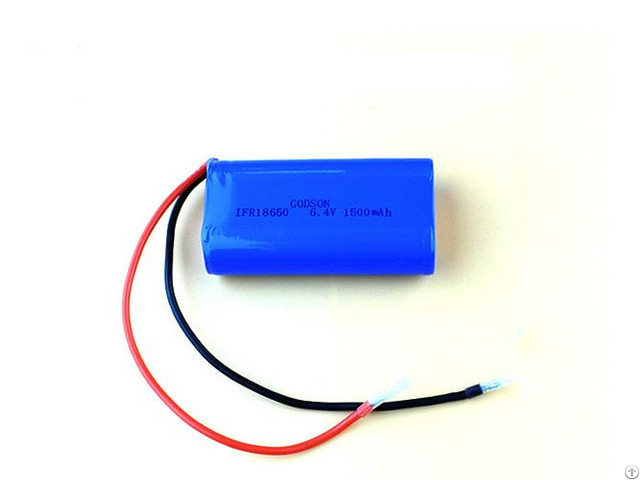 Lifepo4 Battery Pack Ifr18650 6 4v 1500mah