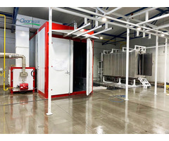 Clear Powder Coating Curing Oven