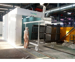 Clear Manual Powder Coating Booth