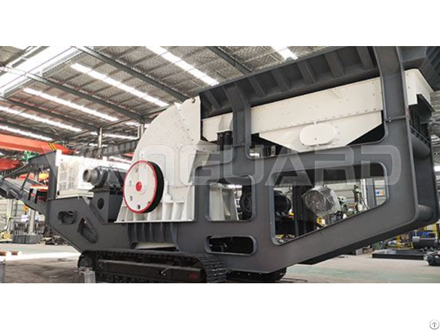 Factory Price Crawler Type Rock Crusher Tracked Mobile Hammer Stone Crushing Plant