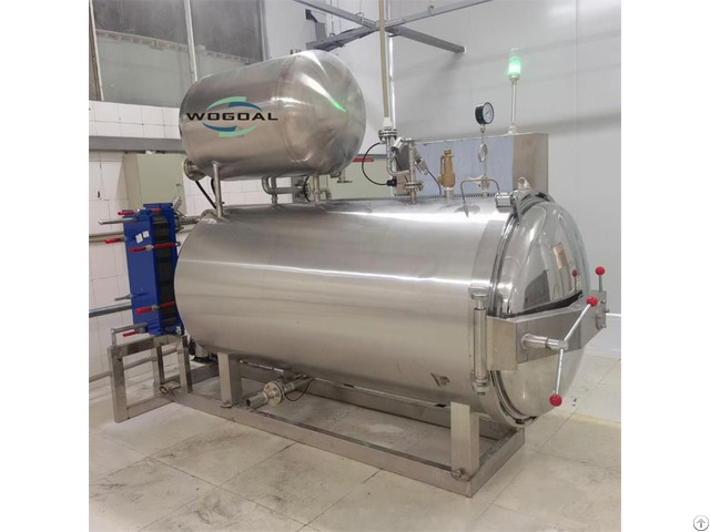 Automatic Pouch Bag Autoclave Tin Can Jars Bottle Sterilizer Retort For Tuna Flakes In Vegetable Oil