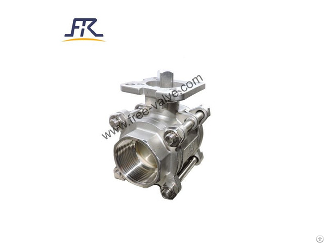 Thread End Ceramic Lined Ball Valve