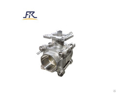 Thread End Ceramic Lined Ball Valve