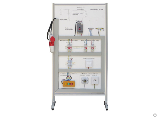 Ze3424 Distribution Trainer Teaching Electrical Engineering Lab Training Equipment