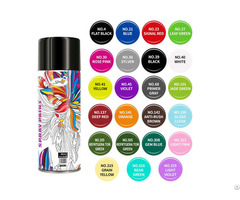 Custom Color Spray Paint Aerosol Fast Dry