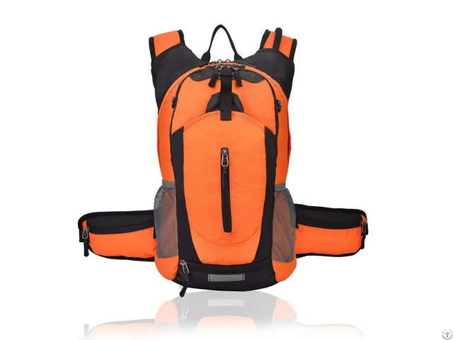 Custom Outdoor Large Capacity Polyester Hiking Backpack Leisure Sports Travel Bag